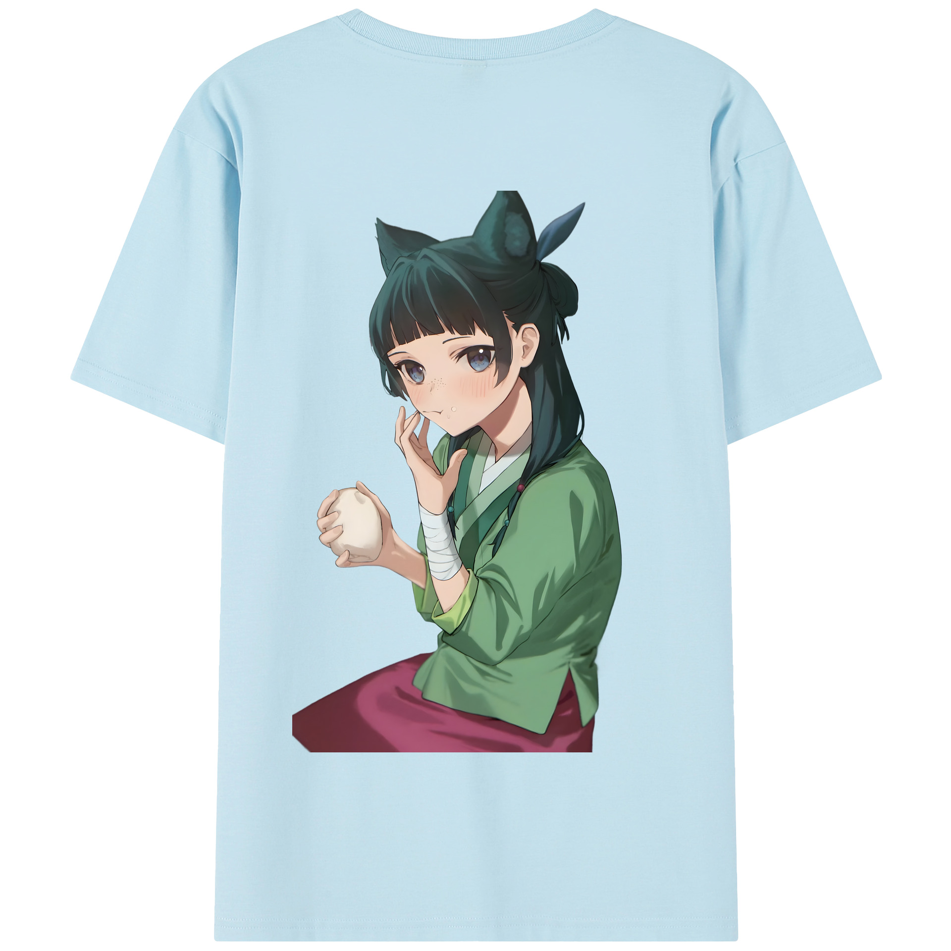（画像用） 薬屋のひとりごと The Apothecary Diaries 綿100％半袖Tシャツ（背面プリント）
